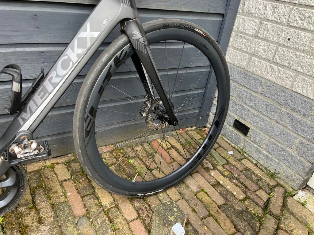 Elite carbon wielset 38mm disc, Ophalen of Verzenden, Zo goed als nieuw, Carbon