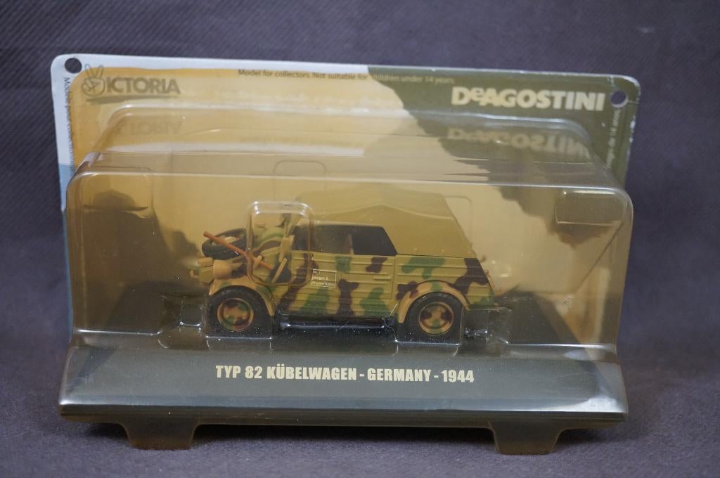 Victoria Duitse Kubelwagen - 1/43 - TOP, Ophalen of Verzenden, Zo goed als nieuw, Auto, Overige merken