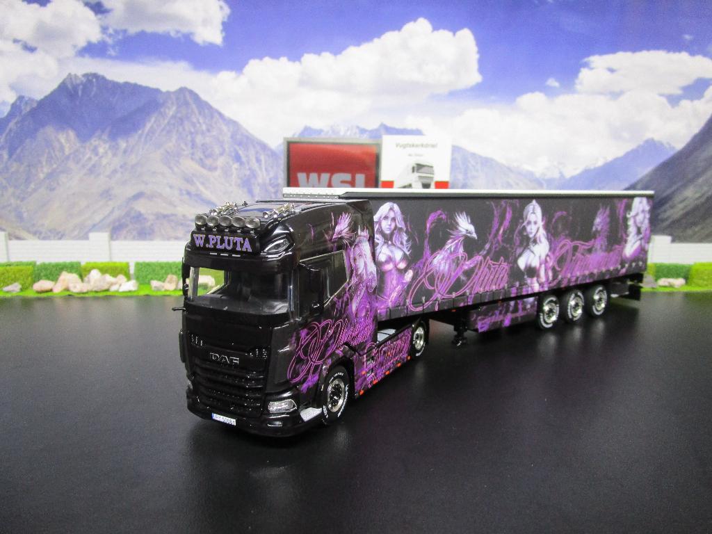 Wsi 01-4802 Daf XG+ , Pluta, Hobby en Vrije tijd, Modelauto's | 1:50, Ophalen, Nieuw, Bus of Vrachtwagen, Wsi