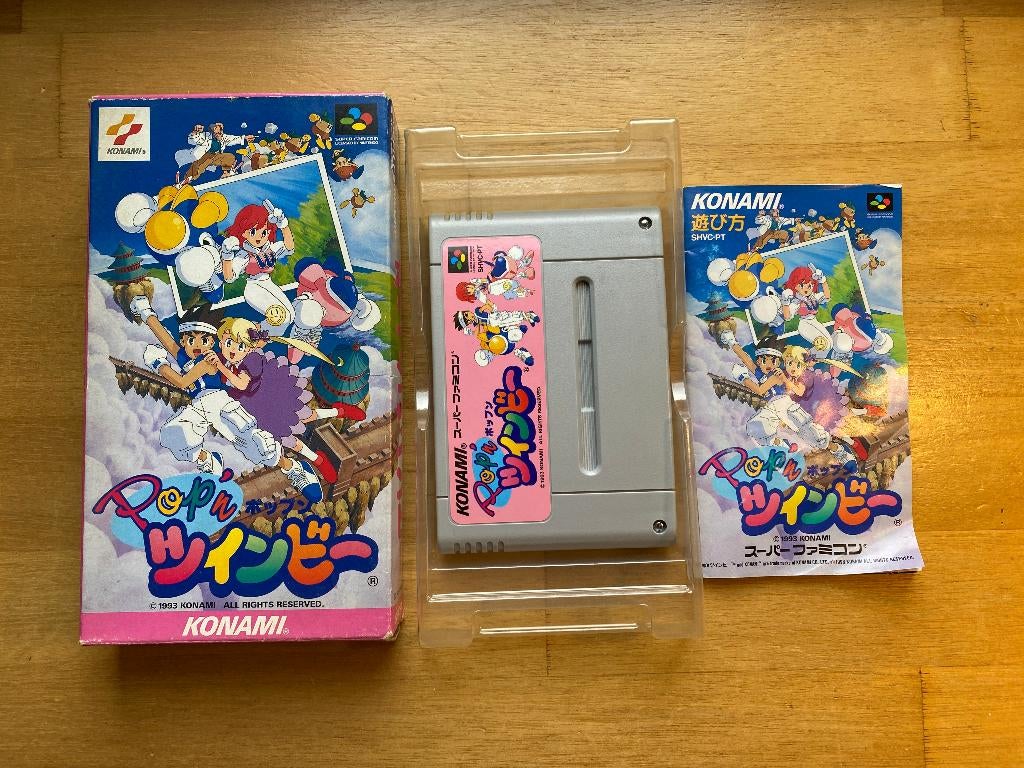 Pop'n twinbee super famicom, 1 speler, Ophalen of Verzenden, Zo goed als nieuw, Vanaf 3 jaar