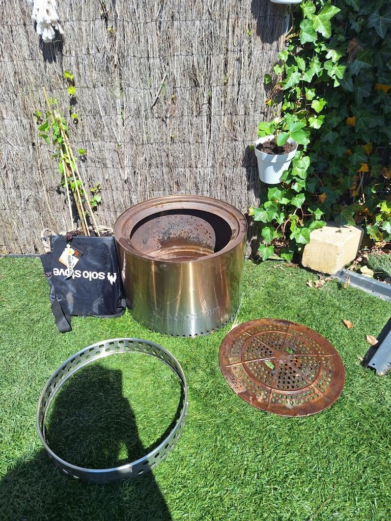 Bonfire solo stove met tas en brandhout, Ophalen of Verzenden