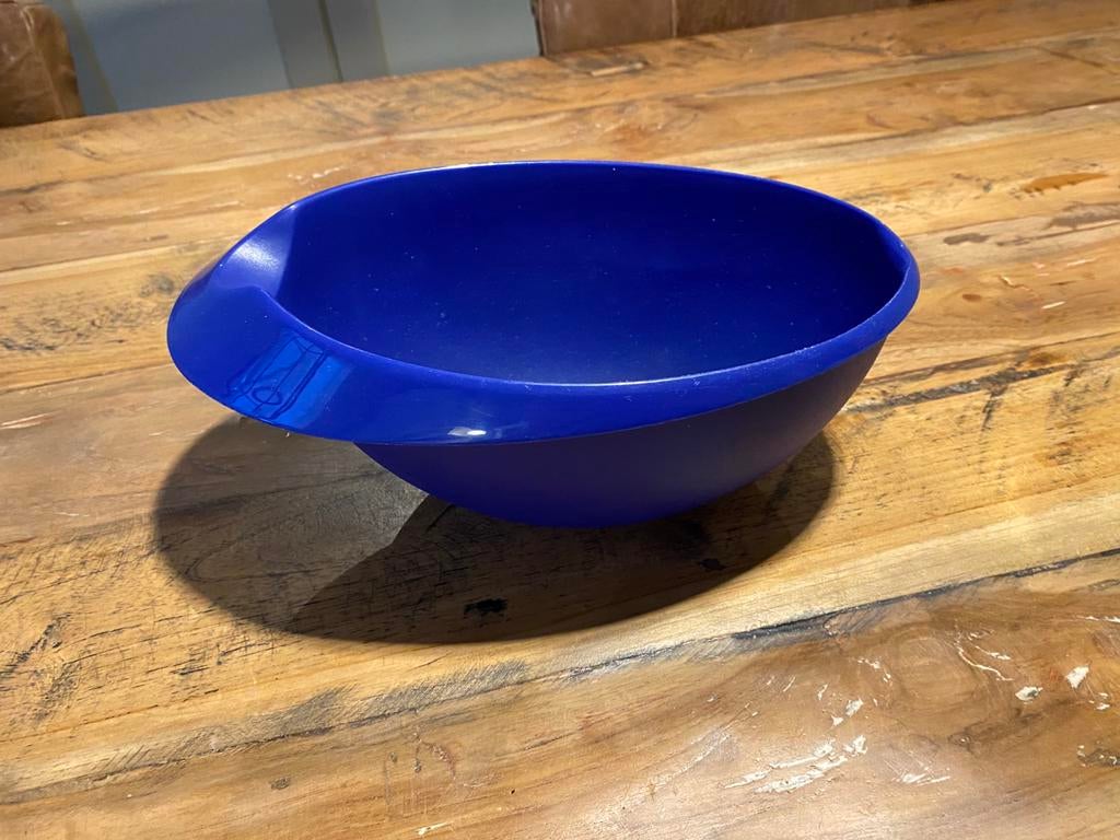 Tupperware mixerkom, Huis en Inrichting, Keuken | Tupperware, Ophalen of Verzenden, Blauw, Bak of Kom