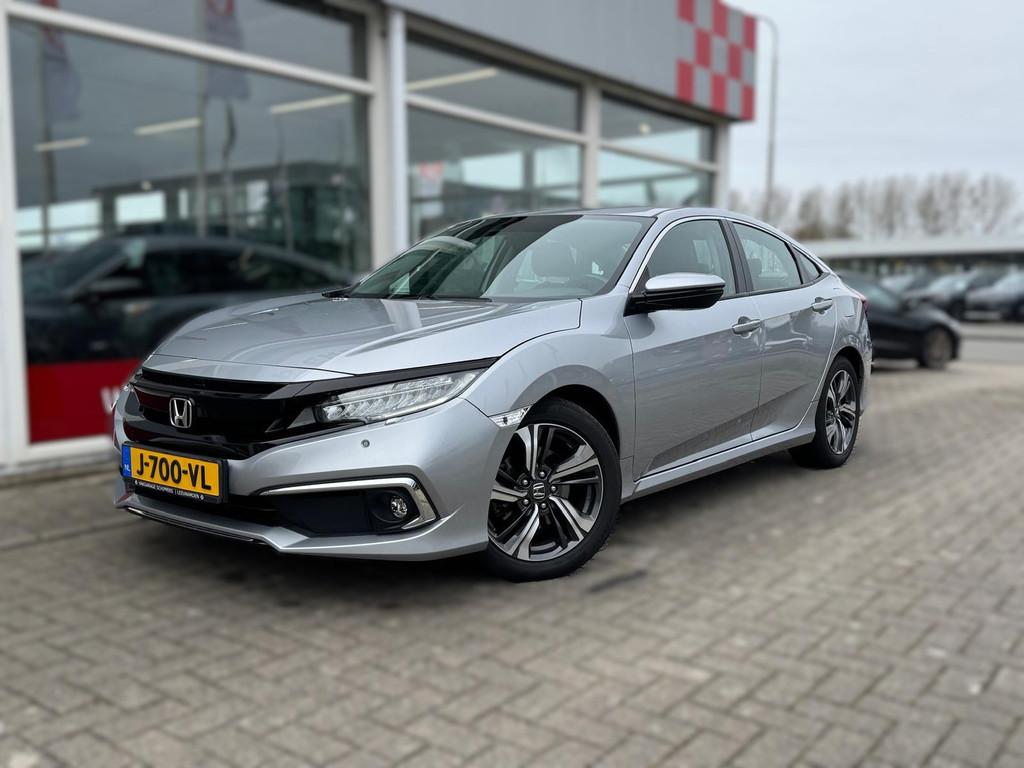 Honda Civic 1.5 i-VTEC Turbo Elegance |Automaat|Stoelverw|18, Auto's, Honda, Stof, 4 cilinders, Origineel Nederlands, Bedrijf