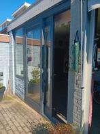 schuifpui, Ophalen, Gebruikt, 150 tot 225 cm, Inclusief glas