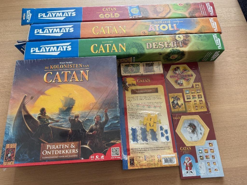 Kolonisten van Catan 7x Playmat Scenario Uitbreiding, Ophalen of Verzenden, Nieuw