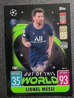 Topps MA EXTRA 21/22    OUT OF THIS WORLD    MESSI   PSG, Verzenden, Zo goed als nieuw, Plaatje
