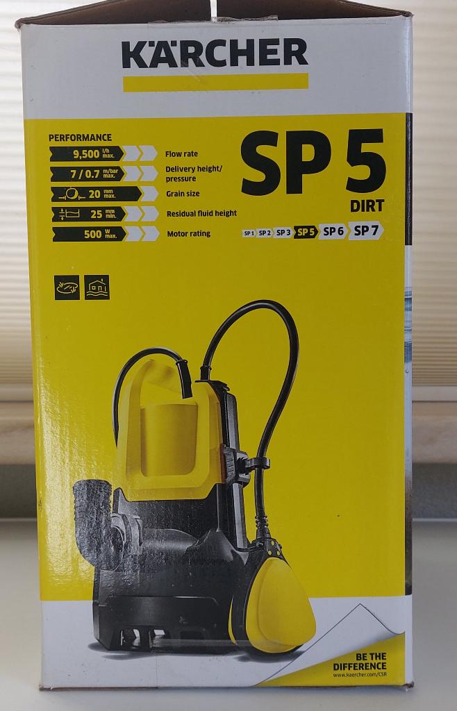 Kärcher SP 5 Dirt Vuilwaterpomp - Dompelpomp - Nieuw, Tuin en Terras, Waterpompen, Ophalen of Verzenden, Nieuw, Elektrisch, Dompelpomp