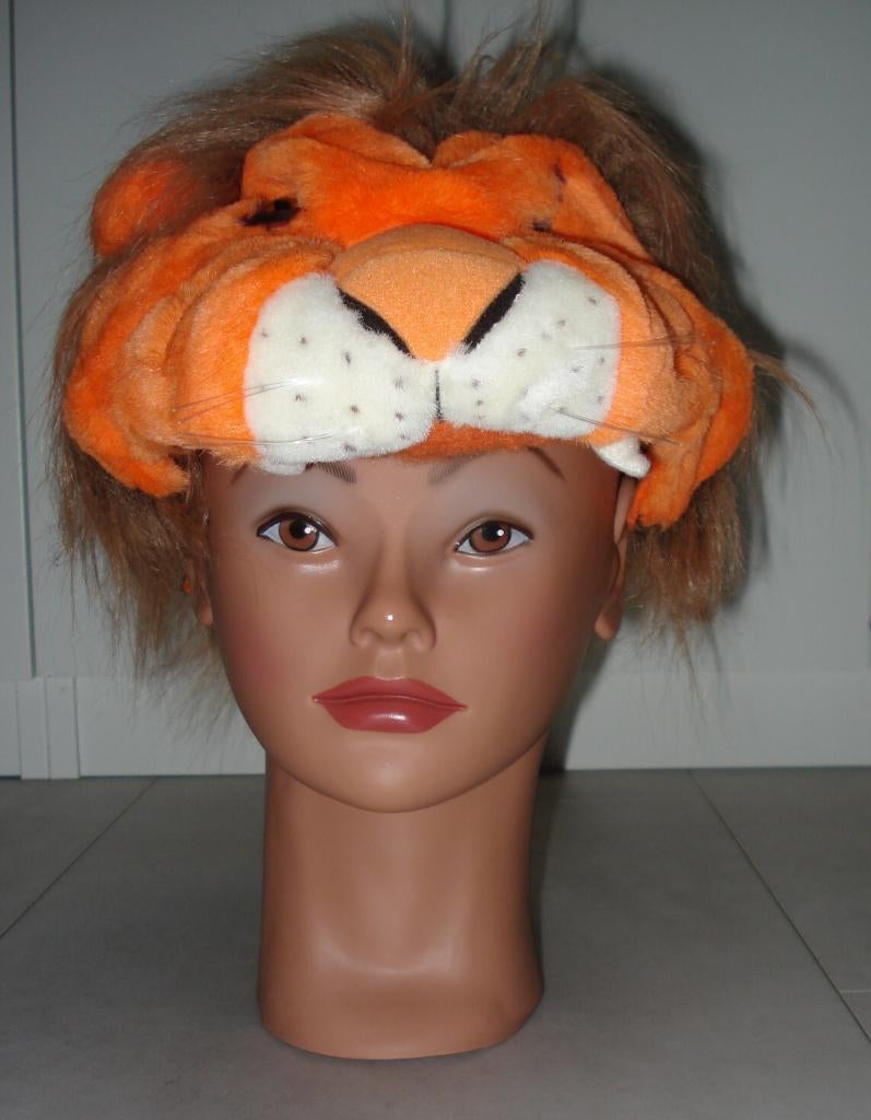 Nieuwe leeuwenkop pruik voetbal feest carnaval kampioenschap, Hobby en Vrije tijd, Ophalen of Verzenden, Nieuw, Feestartikel, Overige