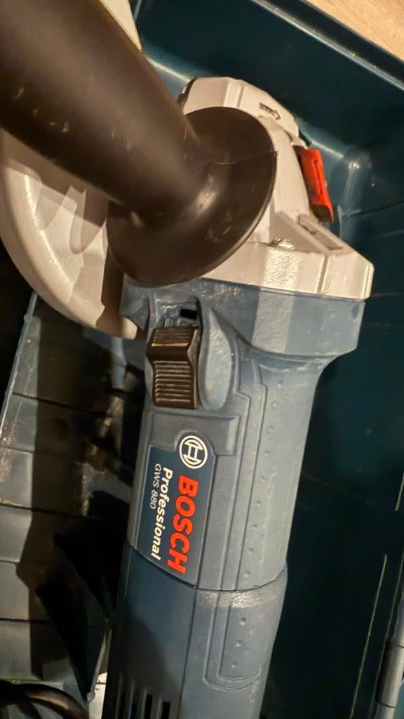 Bosch Professional GWS 880 Haakse slijper, Doe-het-zelf en Verbouw, Ophalen of Verzenden, Zo goed als nieuw, 700 tot 1000 watt