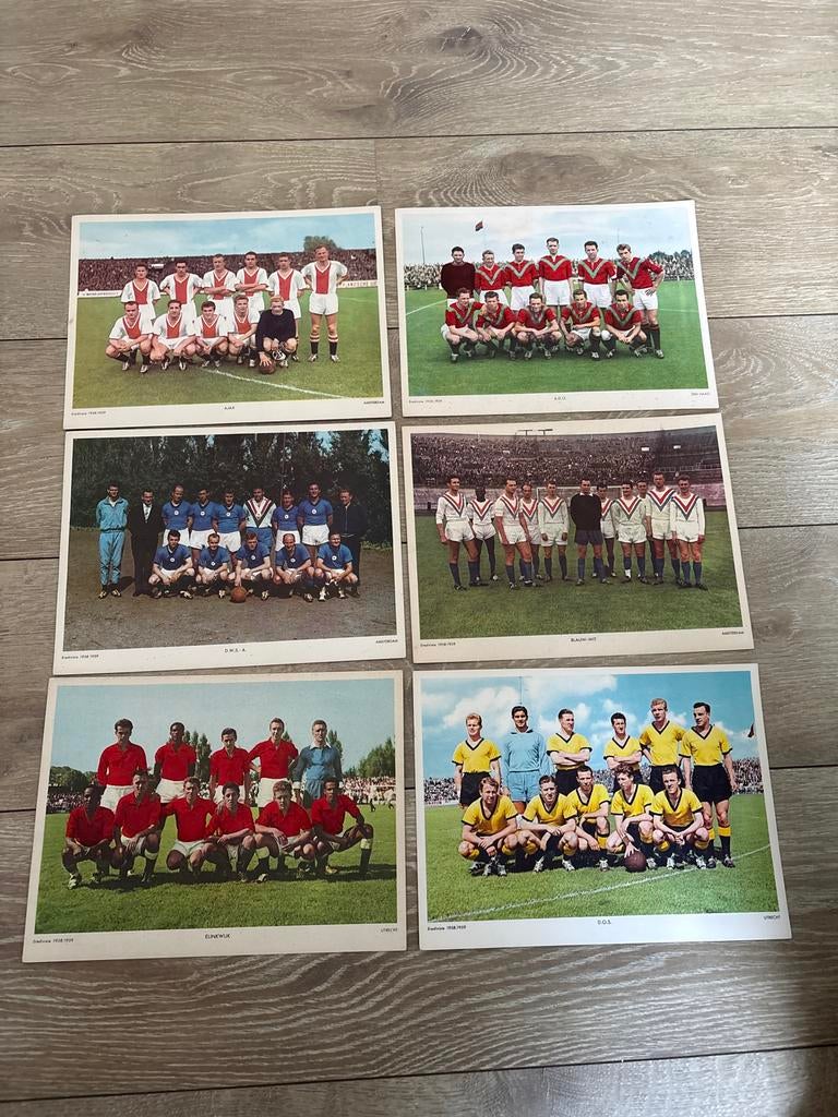 Vintage Voetbalploeg Foto's - Jaren '50/'60 Eredivisie, Verzamelen, Gebruikt, Foto, Ophalen of Verzenden, 1940 tot 1960