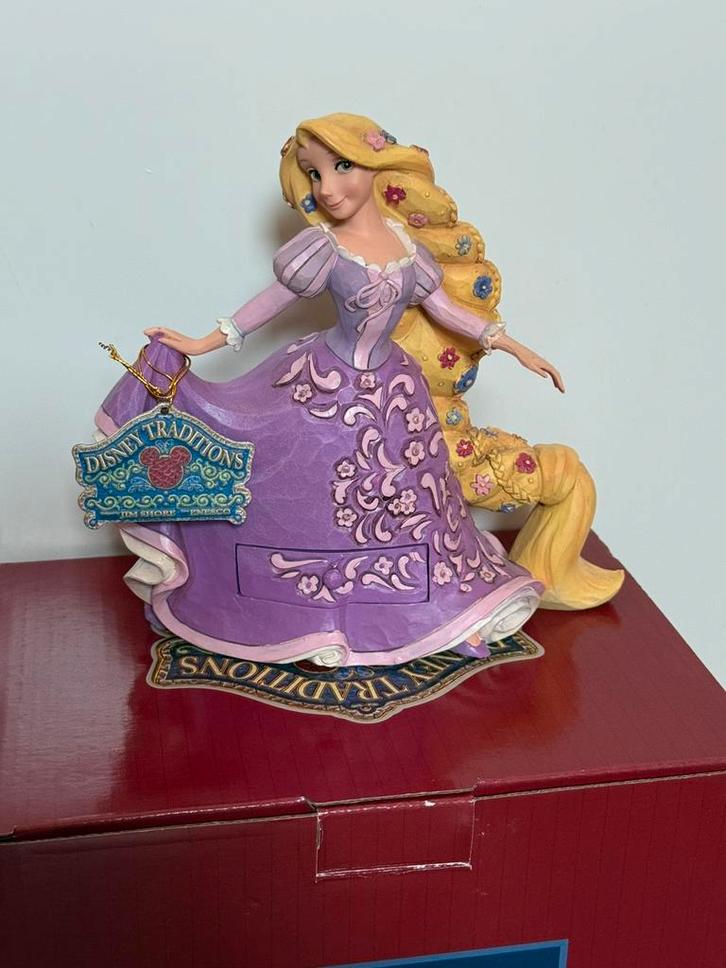 Rapunzel Treasure keeper beeld Jim Shore Disney, Verzamelen, Disney, Nieuw, Beeldje of Figuurtje, Ophalen of Verzenden