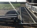 Schuifhek, Tuin en Terras, Ophalen, Gebruikt, IJzer, Spijlenhekwerk