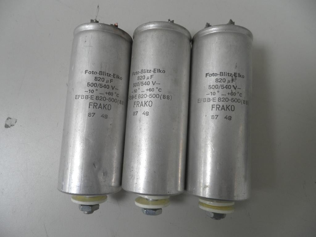 flits condensatoren 10x, Ophalen of Verzenden, Gebruikt, Overige typen