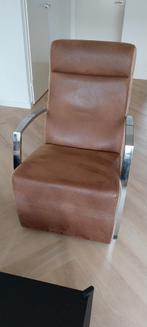 Comfortabele fauteuil in microlederstof., Ophalen, Modern, Comfortabel, Gebruikt, Overige materialen