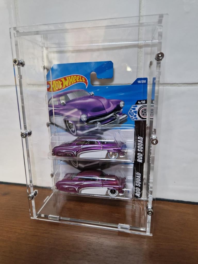 Hot Wheels Super Treasure Hunt Mercury in displaycase, Ophalen of Verzenden, Nieuw