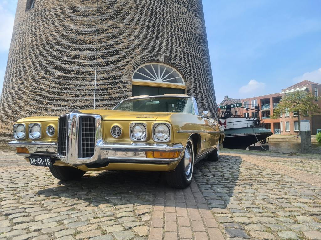 Pontiac Bonneville bonneville (bj 1970, automaat), Auto's, Oldtimers, Automaat, 254 pk, Cabriolet, Beige