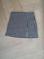 Zwart-wit geruite rok met split, Kleding | Dames, Rokken, Ophalen of Verzenden