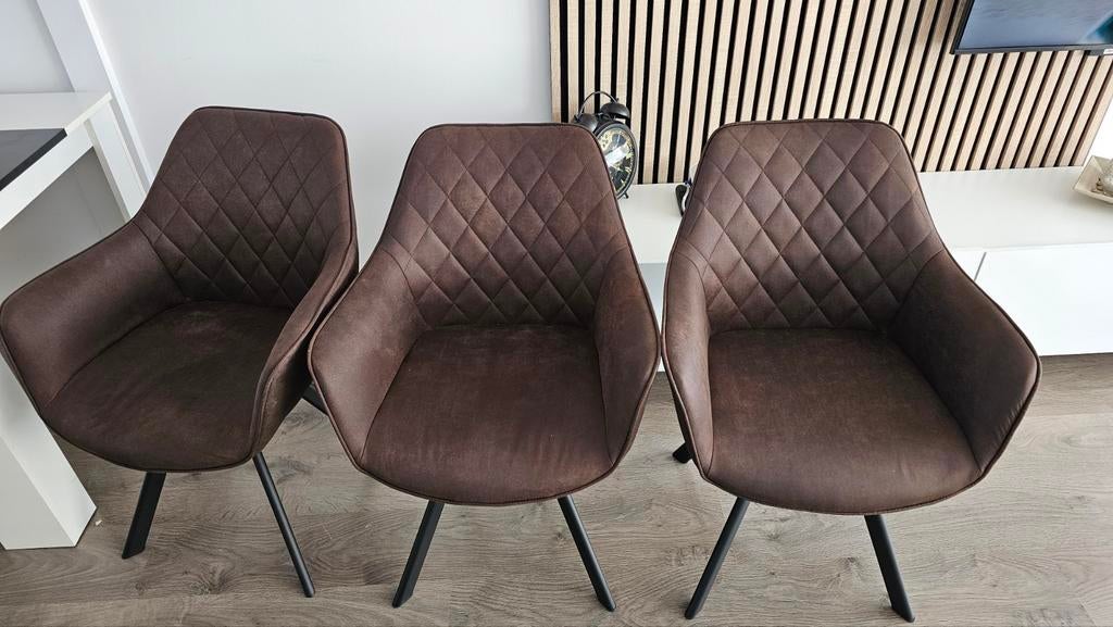 6 eetkamerstoelen (nieuwe in doos), Huis en Inrichting, Stoelen, Ophalen