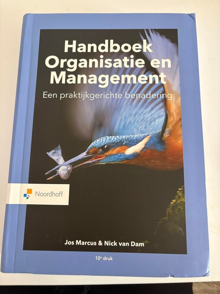 Handboek Organisatie en Management - Z.G.A.N., Ophalen of Verzenden, Zo goed als nieuw, Management