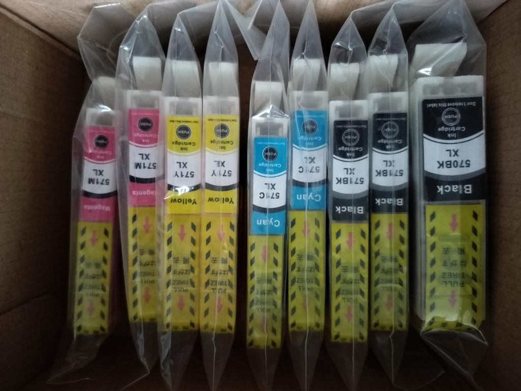 570/571 XL Inktcartridges voor Canon Pixma printers, Computers en Software, Printers, Ophalen of Verzenden, Nieuw