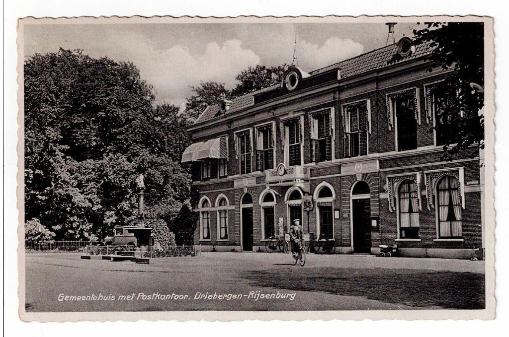 Driebergen - Rijsenburg 1926. Gemeentehuis met Postkantoor., Ophalen of Verzenden, 1920 tot 1940, Gelopen, Utrecht