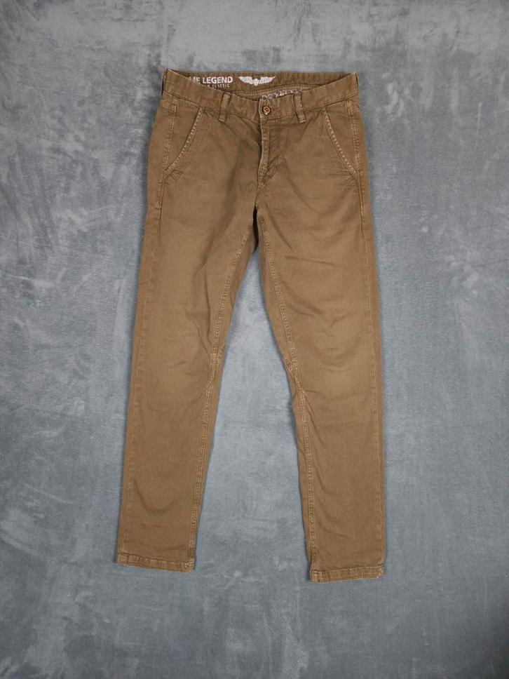 Pme Legend Broek W32 L32 Bruin Pall Mall, Kleding | Heren, Spijkerbroeken en Jeans, Zo goed als nieuw, W32 (confectie 46) of kleiner