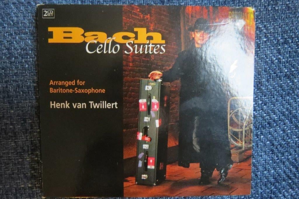 2cd: Bach Cello suites, Henk van Twillert, saxophone, Ophalen of Verzenden, Classicisme, Zo goed als nieuw, Kamermuziek