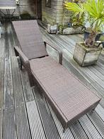 rotan verstelbare ligstoel, Tuin en Terras, Ligbedden, Ophalen, Zo goed als nieuw, Rotan, Verstelbaar