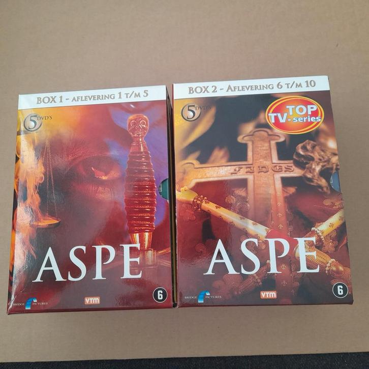 Aspe Box 1 & 2 DVD - Aflevering 1 t/m 10, Cd's en Dvd's, Dvd's | Tv en Series, Zo goed als nieuw, Overige genres, Boxset, Vanaf 6 jaar