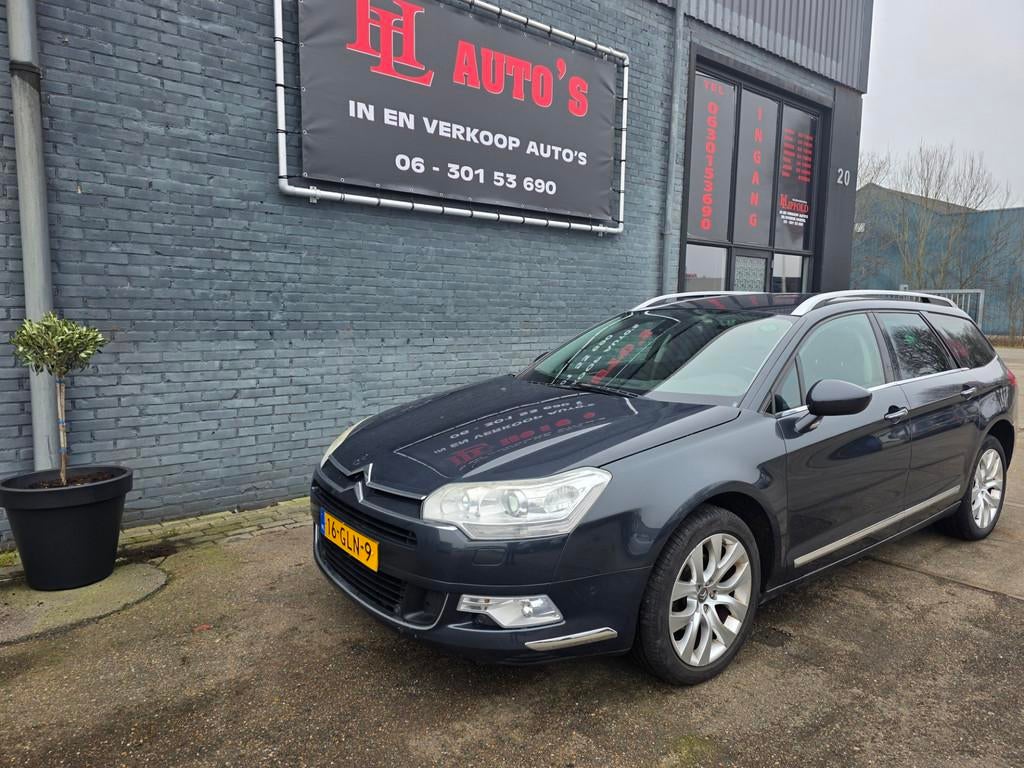 Citroen C5 Tourer 2.0 16V Exclusive, Voorwielaandrijving, Gebruikt, Zwart, 4 cilinders