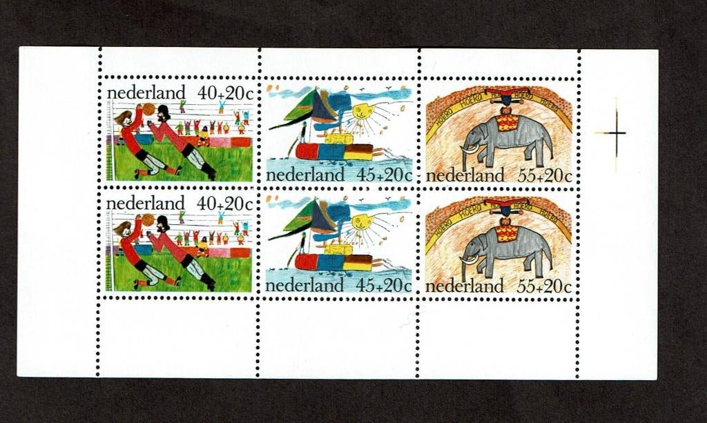 Nederland NVPH / Mast 1107 plaatfout pm1+6 postfris, Verzenden, Na 1940, Postfris