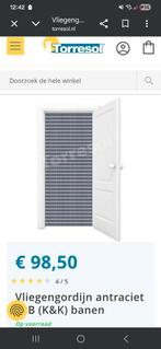 Torresol vliegengordijn buitendeur antraciet 90 x 210cm, Ophalen of Verzenden, Zo goed als nieuw, Buitendeur, 200 tot 215 cm