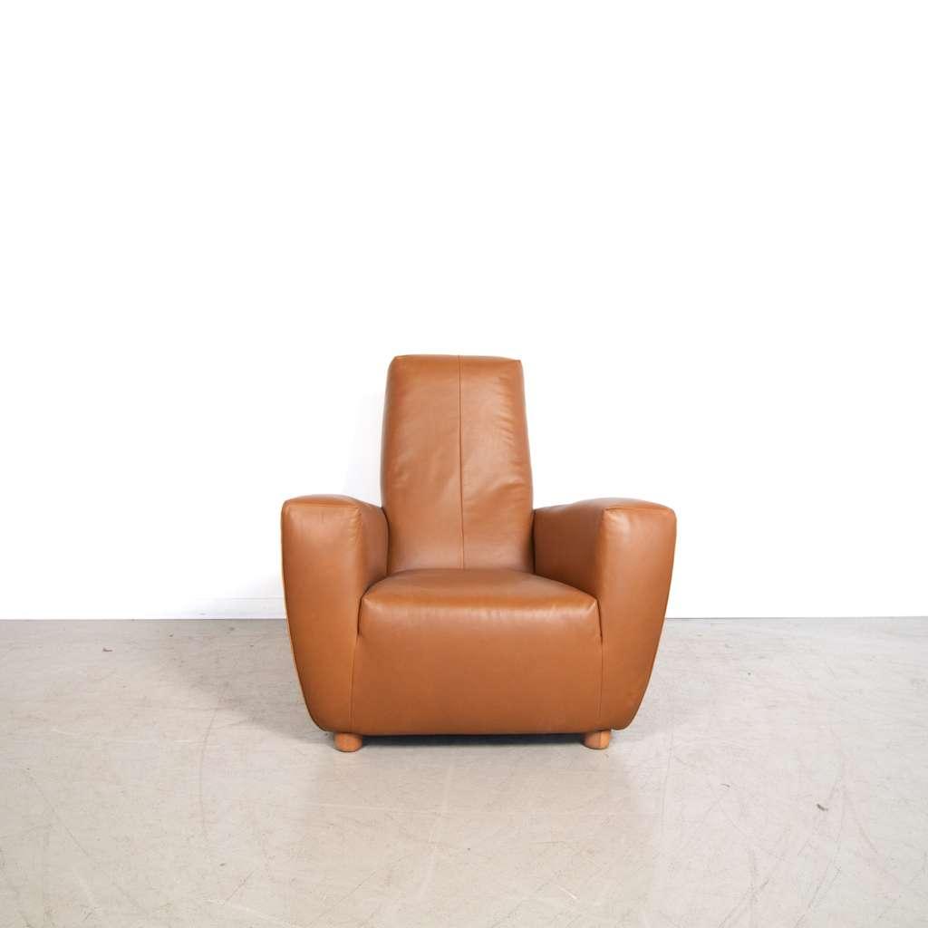 2x Label Longa Fauteuil Cognac Leer, Niet ingevuld, Niet ingevuld, Ophalen of Verzenden, Zo goed als nieuw