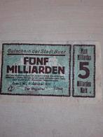 5 Miljard Mark Buer I.W. 1923 Noodgeld, Postzegels en Munten, Bankbiljetten | Nederland, Ophalen of Verzenden, Euro's, Los biljet