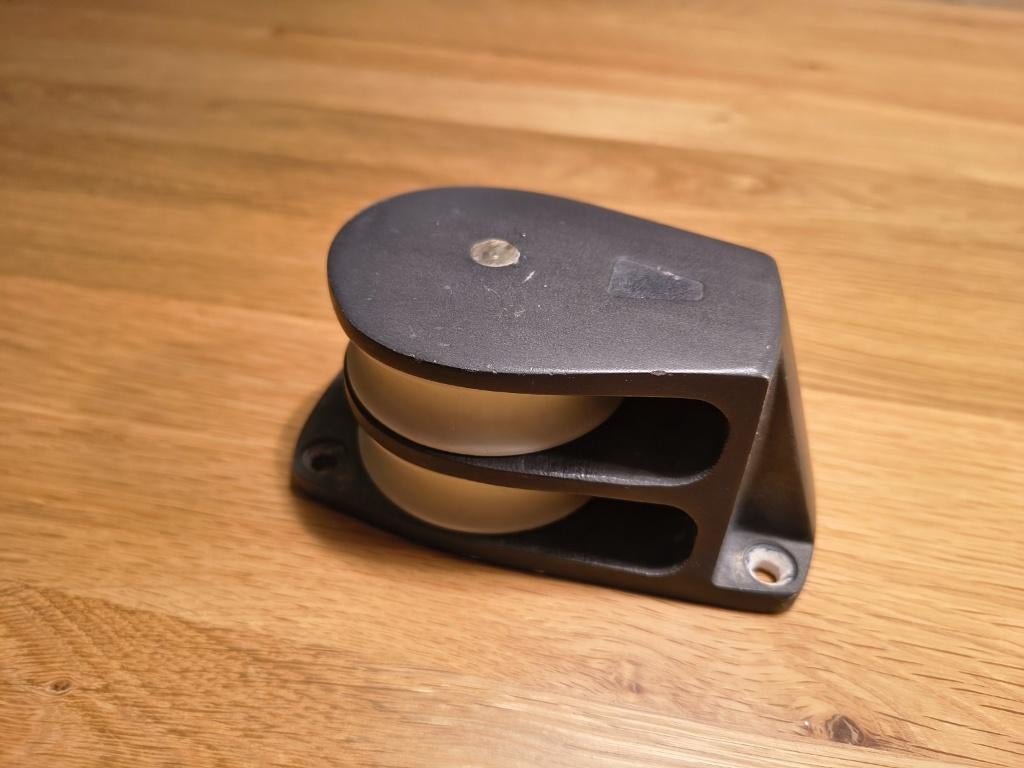 GEZOCHT: Lewmar dubbel voetblok schildpadblok size 2, Watersport en Boten, Ophalen of Verzenden, Gebruikt, Dekbeslag, Zeilboot