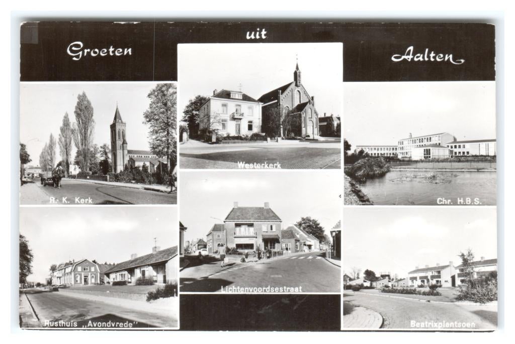 Aalten, Groeten uit Aalten. Opruimingskaart, Verzenden, 1960 tot 1980, Ongelopen, Gelderland