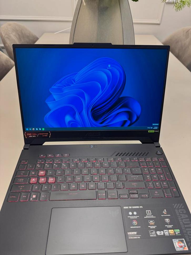 ASUS TUF Gaming A15 - Krachtige Gaming Laptop, Computers en Software, Windows Laptops, Zo goed als nieuw, 15 inch, SSD, 3 tot 4 Ghz