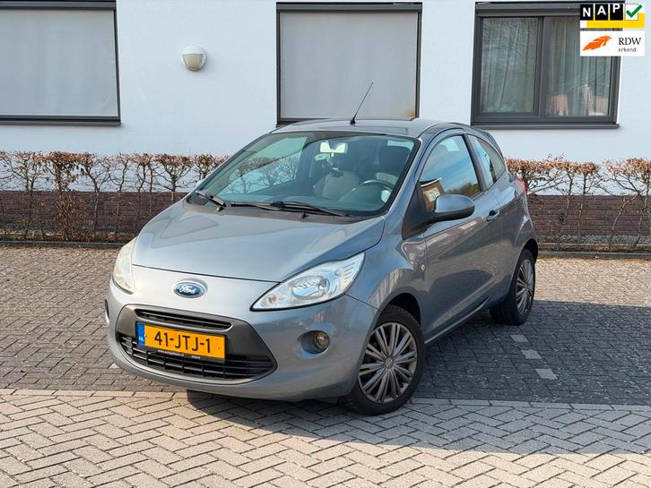 Ford Ka 1.2 Titanium NAP APK AIRCO NETTE AUTO!, Auto's, Ford, Bedrijf, Te koop, Ka, ABS, Airbags, Airconditioning, Boordcomputer