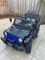 Stoere elektrische kinderauto Jeep, Kinderen en Baby's, Speelgoed | Buiten | Accuvoertuigen, Ophalen, Zo goed als nieuw