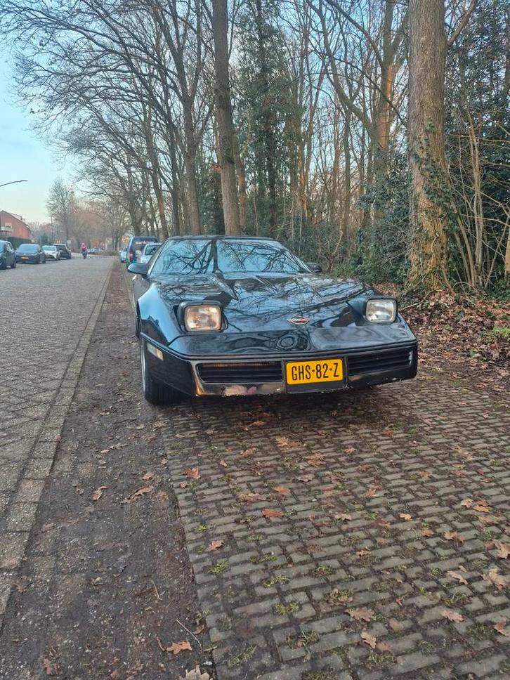 Chevrolet Corvette C4 1985, Auto's, Chevrolet, Corvette, Benzine, Coupé, Automaat, Geïmporteerd, Zwart, Zwart, Achterwielaandrijving
