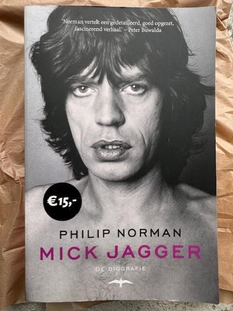 Mick Jagger biografie, Boeken, Ophalen of Verzenden, Zo goed als nieuw, Artiest