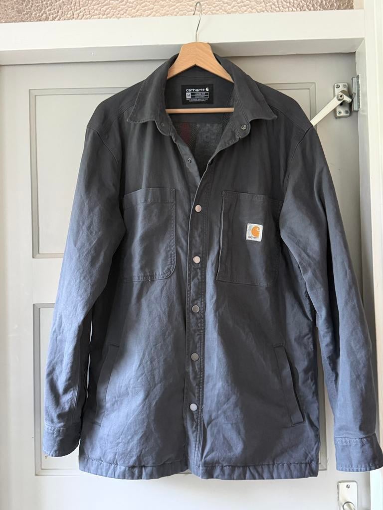 Carhartt overshirt gevoerd, Ophalen of Verzenden, Zo goed als nieuw, Maat 48/50 (M), Grijs
