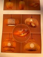 Bamboe hanglamp, Huis en Inrichting, Lampen | Hanglampen, Ophalen of Verzenden, Nieuw, Hout, Minder dan 50 cm