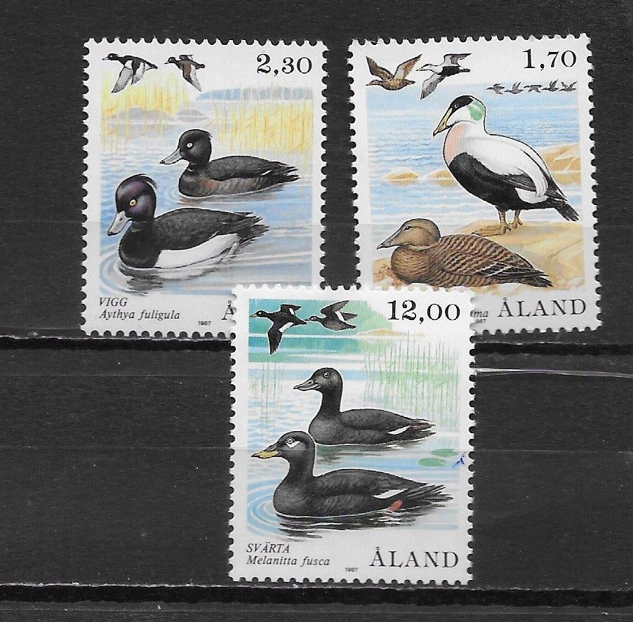 Aland Finland 1987 postfris vogels, Verzenden, Finland, Postfris