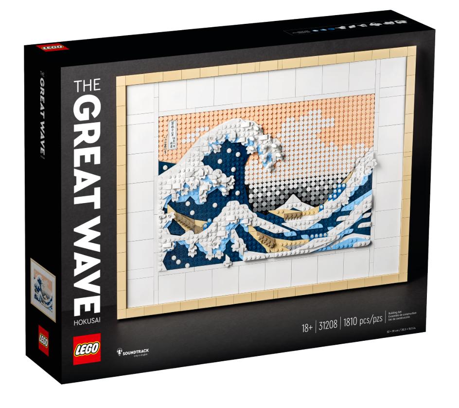 LEGO Art Hokusai De Grote Golf 31208, Ophalen, Zo goed als nieuw, Complete set, Lego