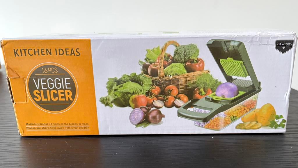 Groentesnijder 16 in 1, Huis en Inrichting, Keuken | Keukenbenodigdheden, Ophalen of Verzenden, Nieuw