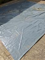Groot stevig afdekzeil 4.30 x 4.30 m zwaar PVC folie, Ophalen
