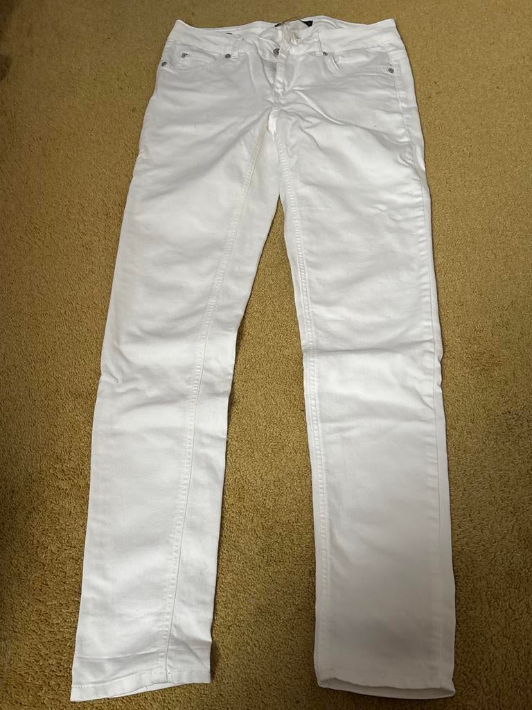 Supertrash Skinny Jeans Wit - Maat W29, Kleding | Dames, Spijkerbroeken en Jeans, Ophalen of Verzenden, Zo goed als nieuw, Wit