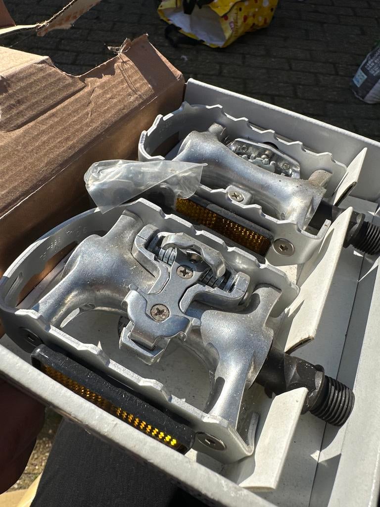 Fiets pedalen, Ophalen of Verzenden, Zo goed als nieuw, Crankstel of Pedalen