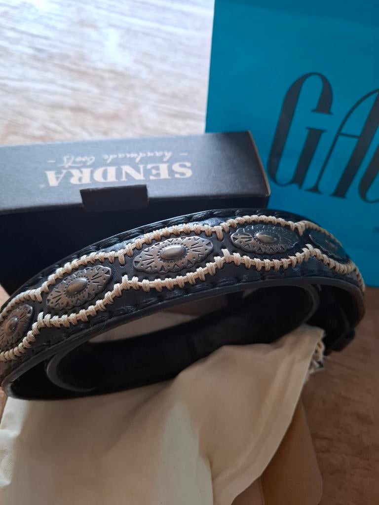 Zwarte originele Sendra riem 85 cm, Sendra, 80 tot 90 cm, Zwart, Ophalen of Verzenden